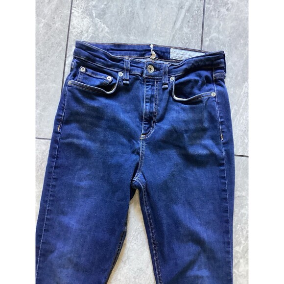 Rag & Bone Nina High Rise Ankle Skinny Jean Dark Wash Carmen 26 - Picture 3 of 8